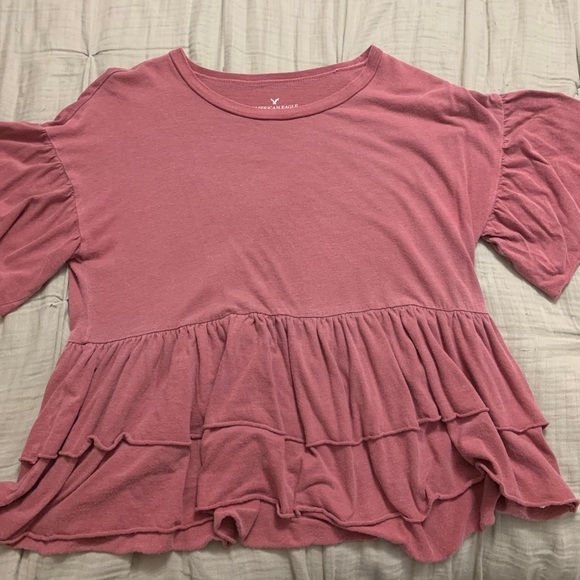Blush/pink American Eagle Outfitters Blouse - Picture 1 of 3